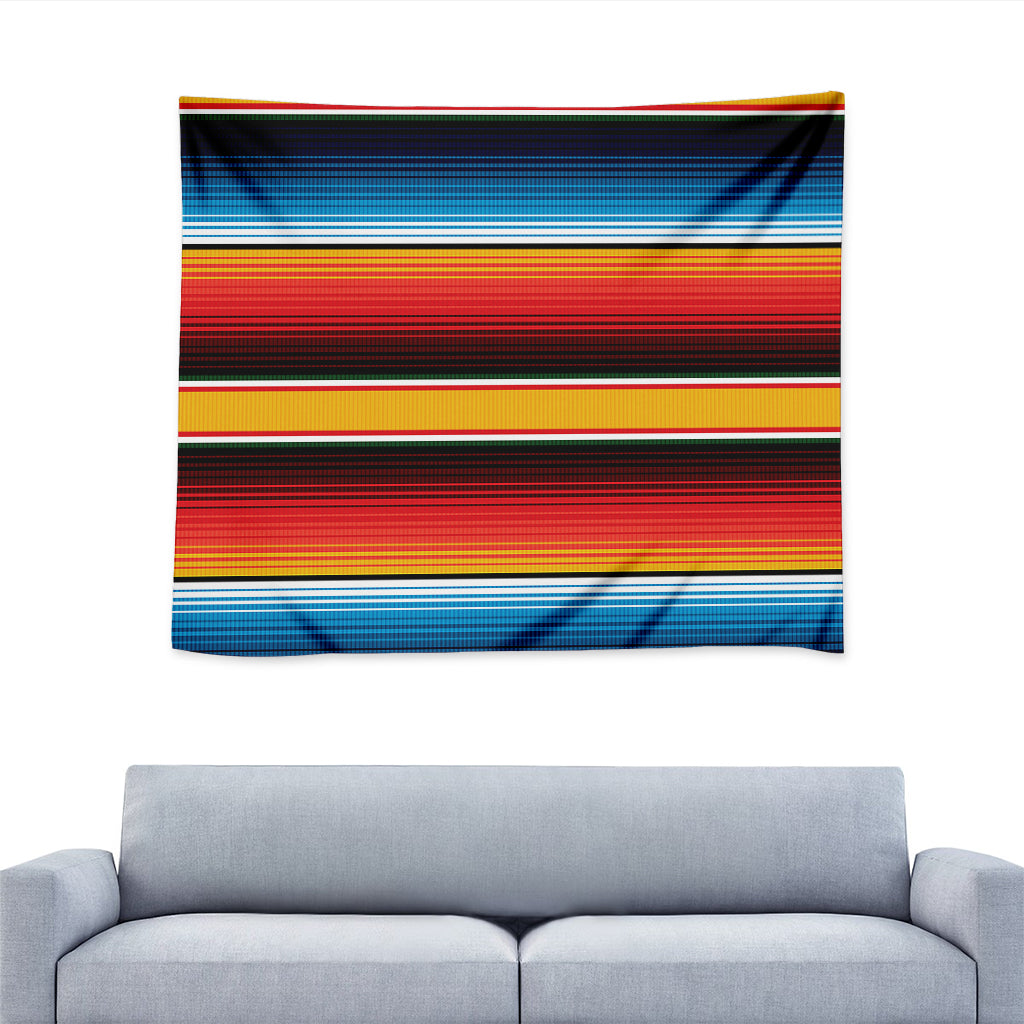 Ethnic Serape Blanket Pattern Print Tapestry