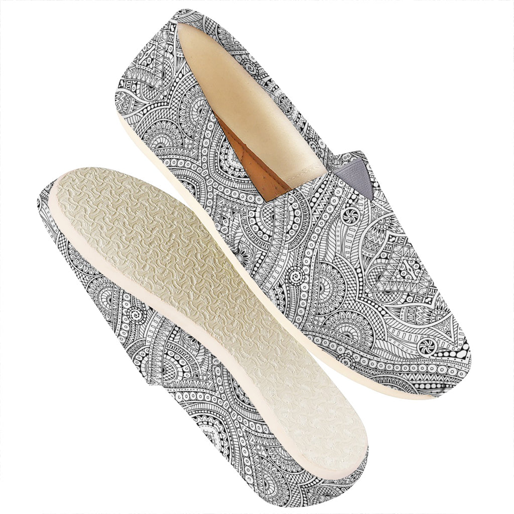 Ethnic Zentangle Pattern Print Casual Shoes