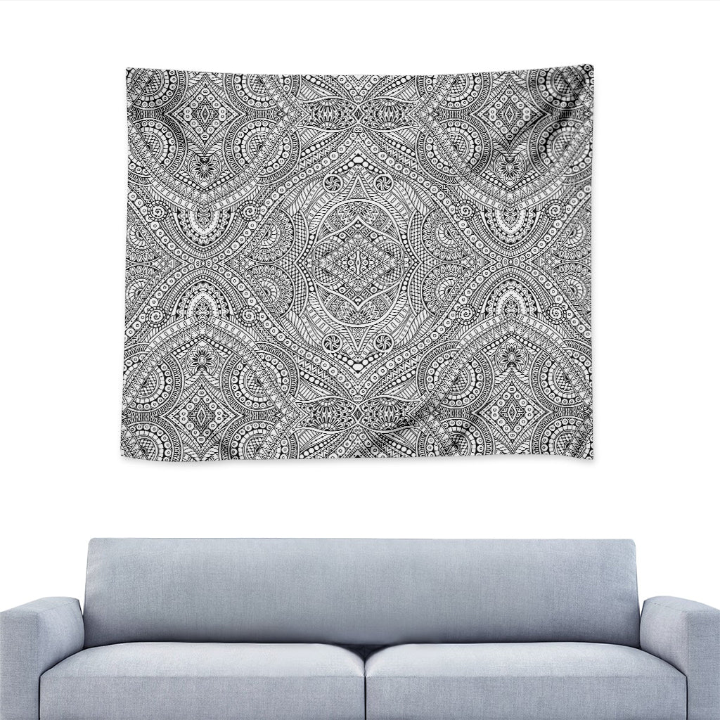 Ethnic Zentangle Pattern Print Tapestry