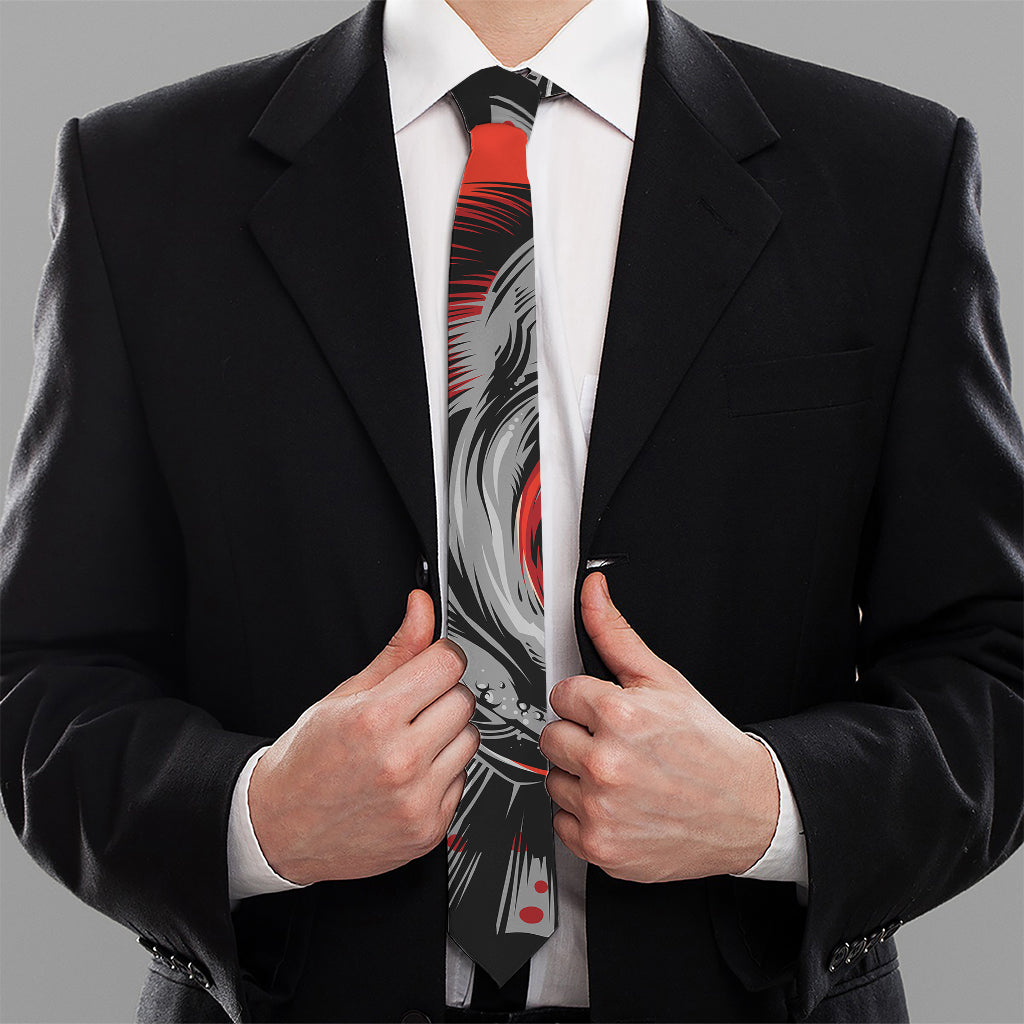 Evil Clown Print Necktie