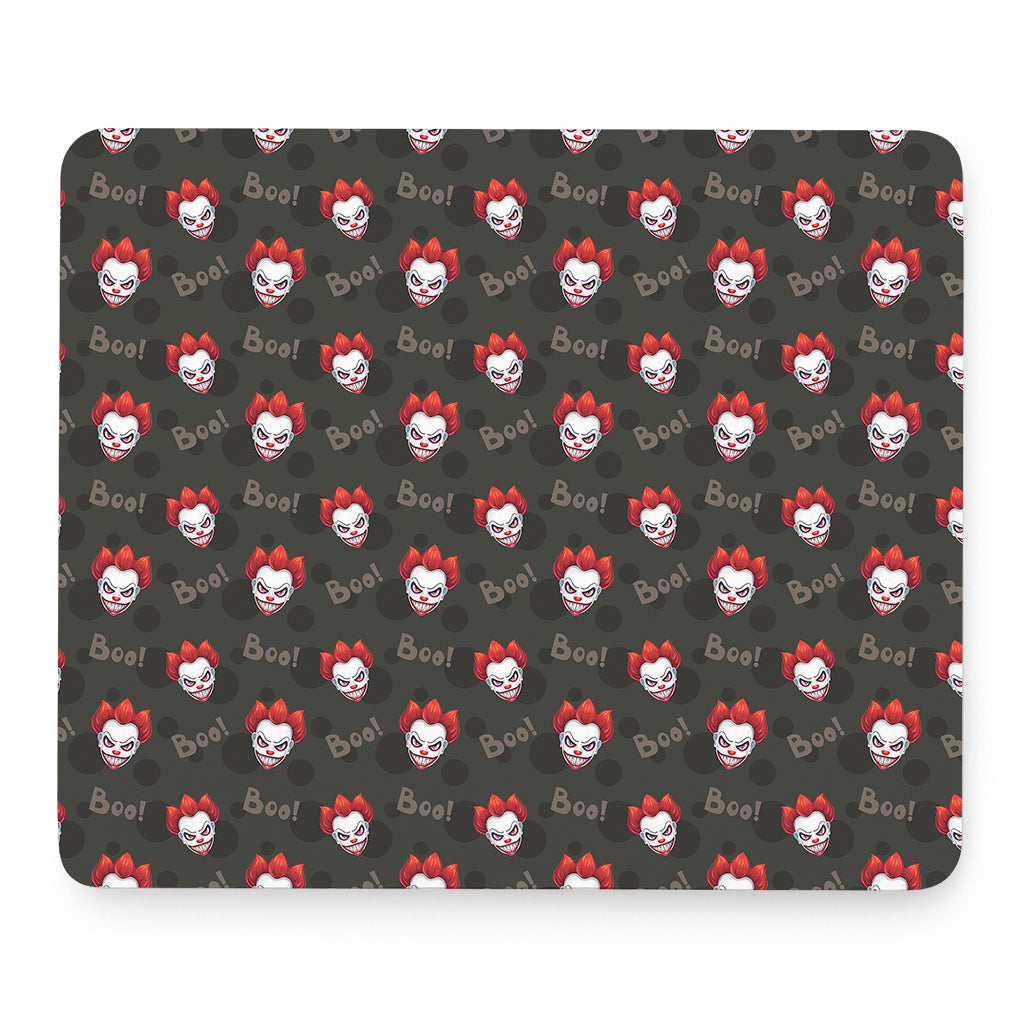 Evil Scary Clown Pattern Print Mouse Pad