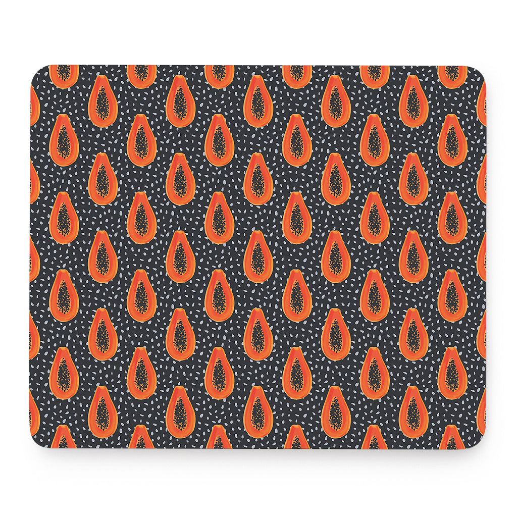 Exotic Papaya Pattern Print Mouse Pad