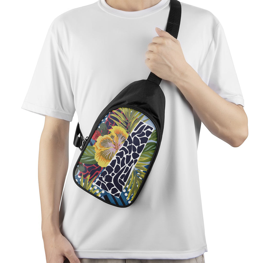 Exotic Patchwork Pattern Print Chest Bag