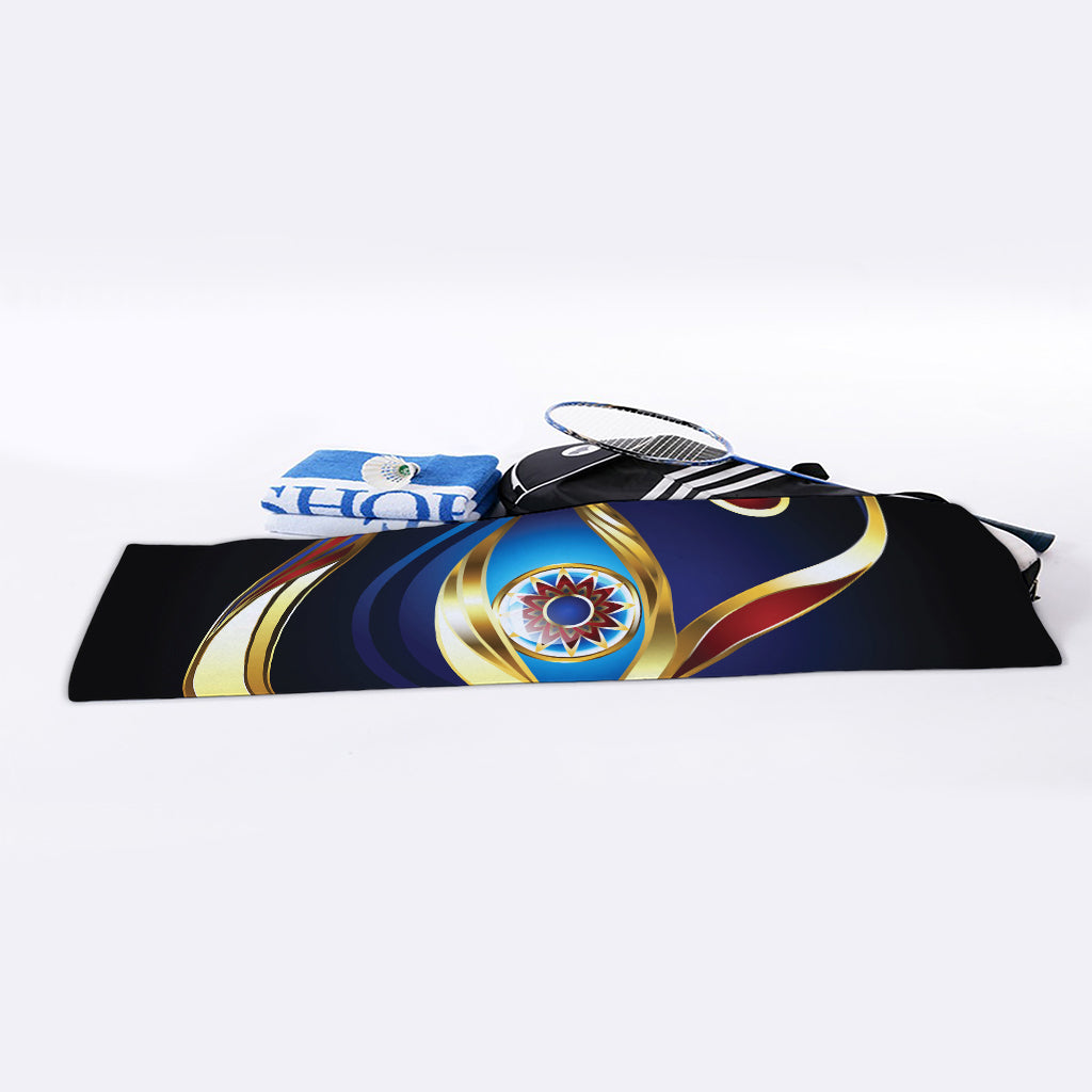 Eye Of Horus Amulet Print Sports Towel
