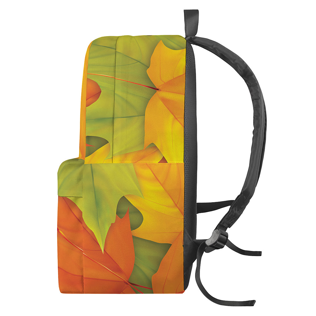 Fall Autumn Maple Leaves Print Backpack