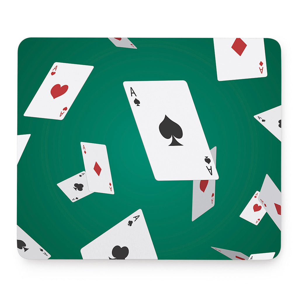 Falling Poker Cards Print Mouse Pad
