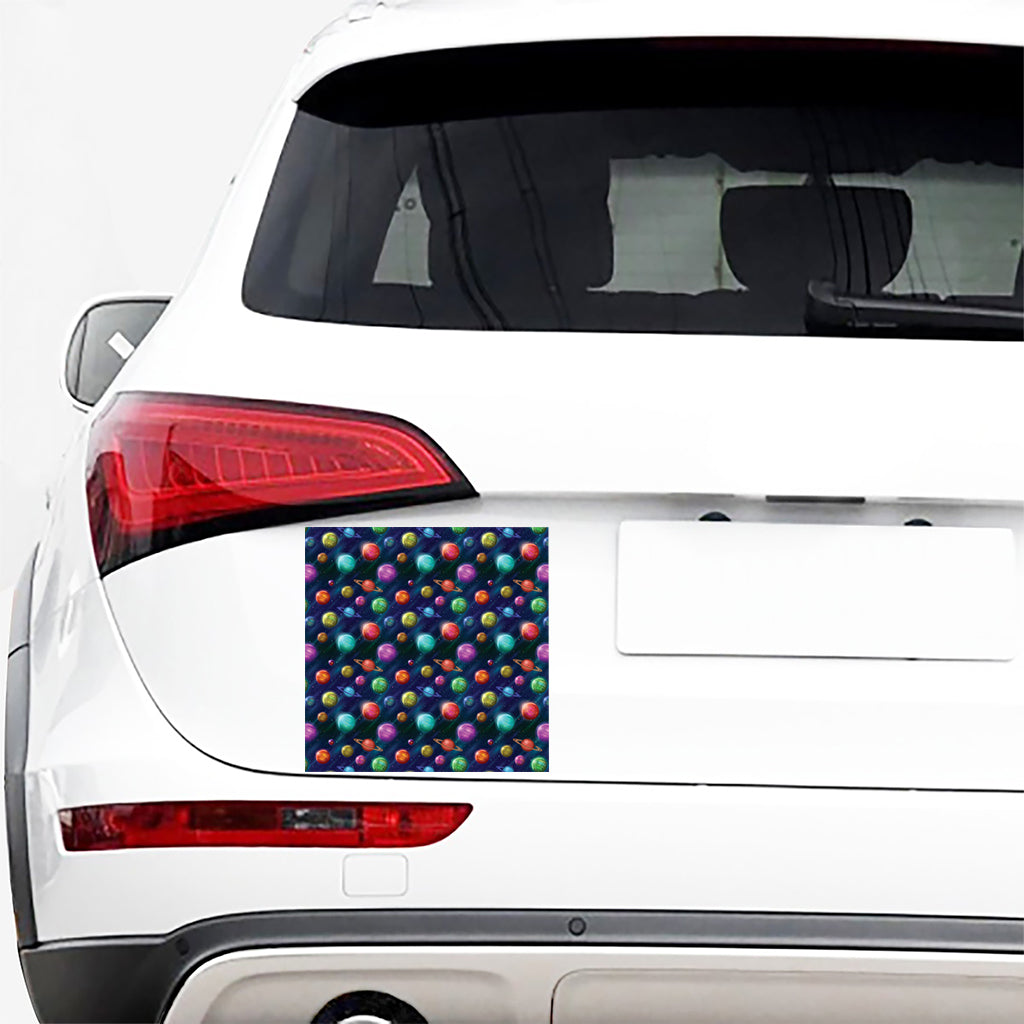 Fantastic Planets Pattern Print Car Sticker