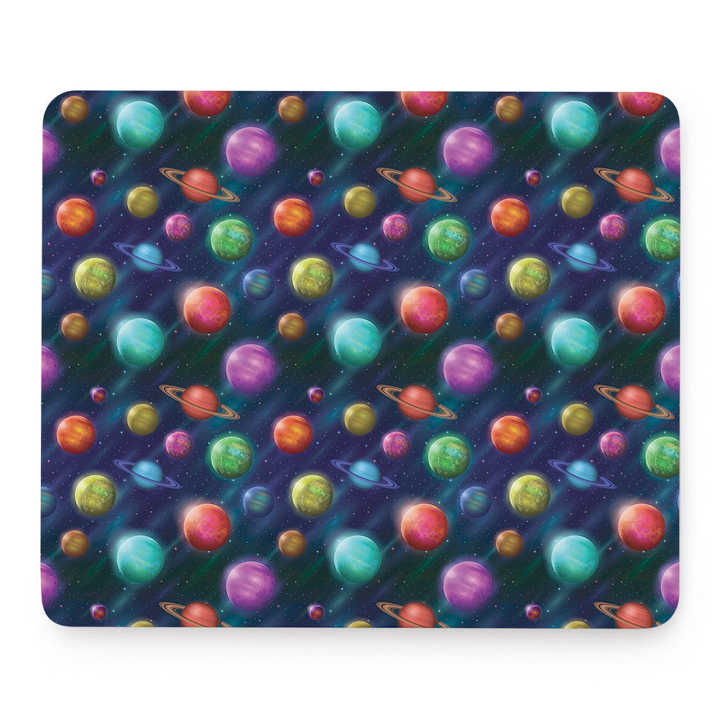 Fantastic Planets Pattern Print Mouse Pad