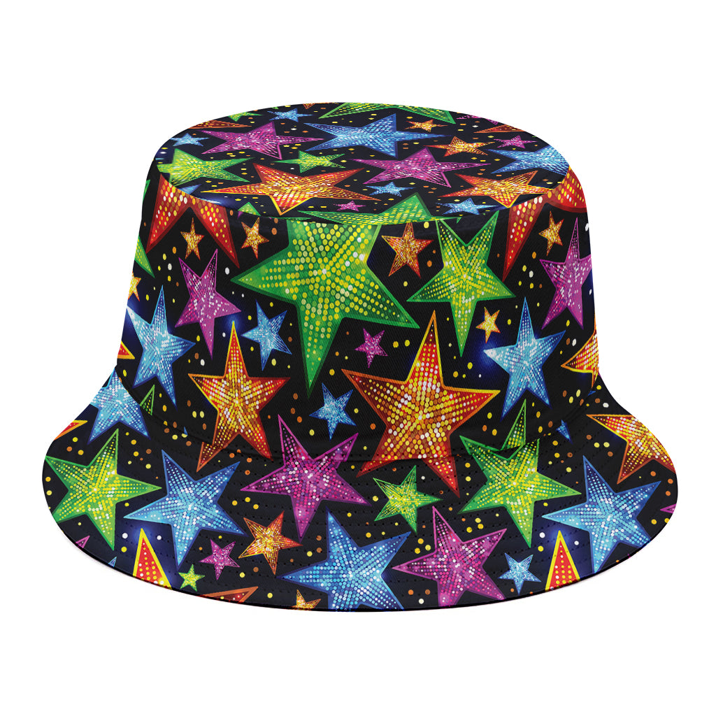 Fantastic Star Pattern Print Bucket Hat