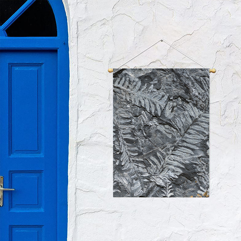 Fern Fossil Print Garden Flag