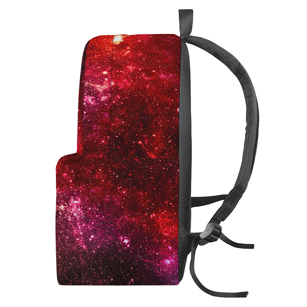 Fiery Nebula Universe Galaxy Space Print Backpack