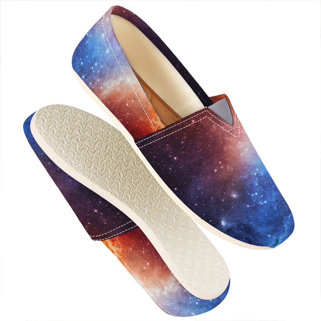 Fiery Universe Nebula Galaxy Space Print Casual Shoes