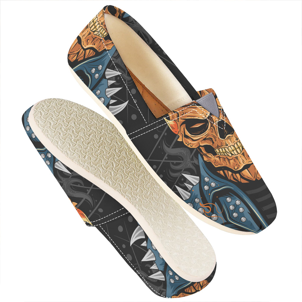 Fire Punk Devil Print Casual Shoes
