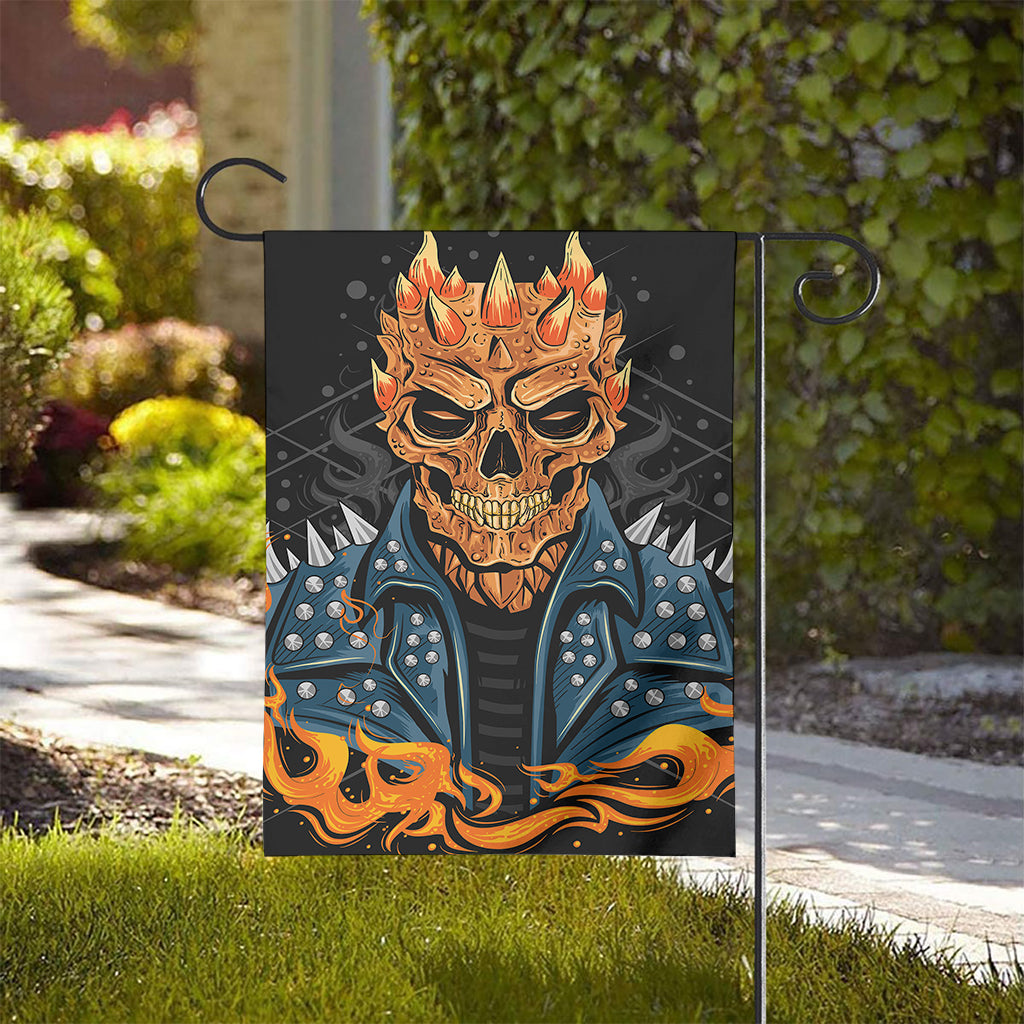 Fire Punk Devil Print House Flag