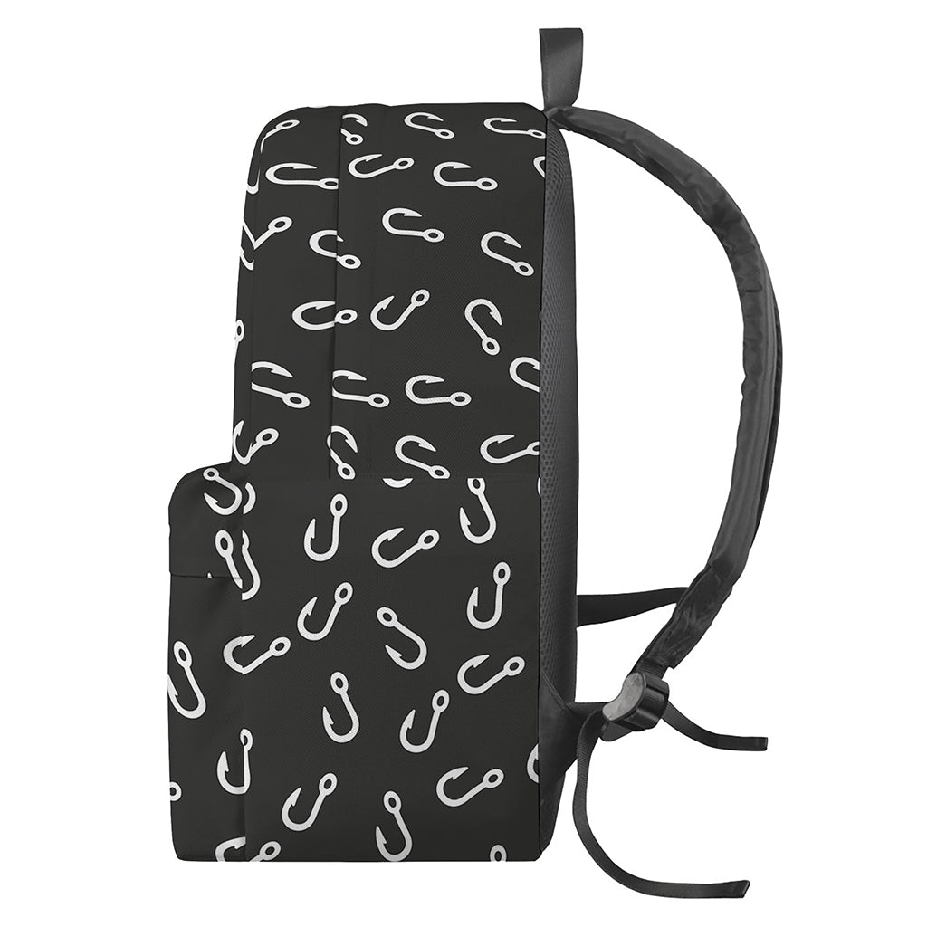 Fishing Hooks Pattern Print Backpack