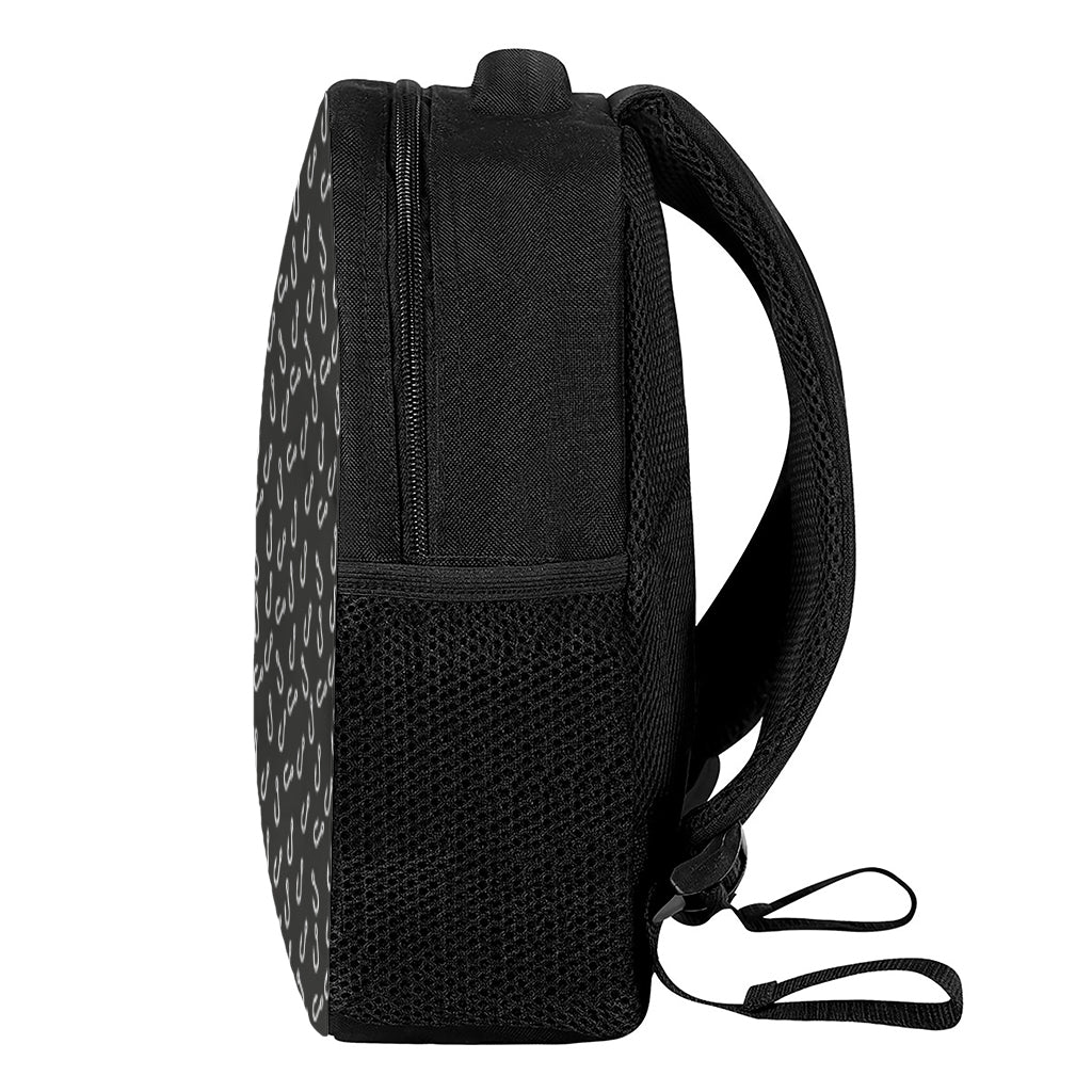 Fishing Hooks Pattern Print Casual Backpack