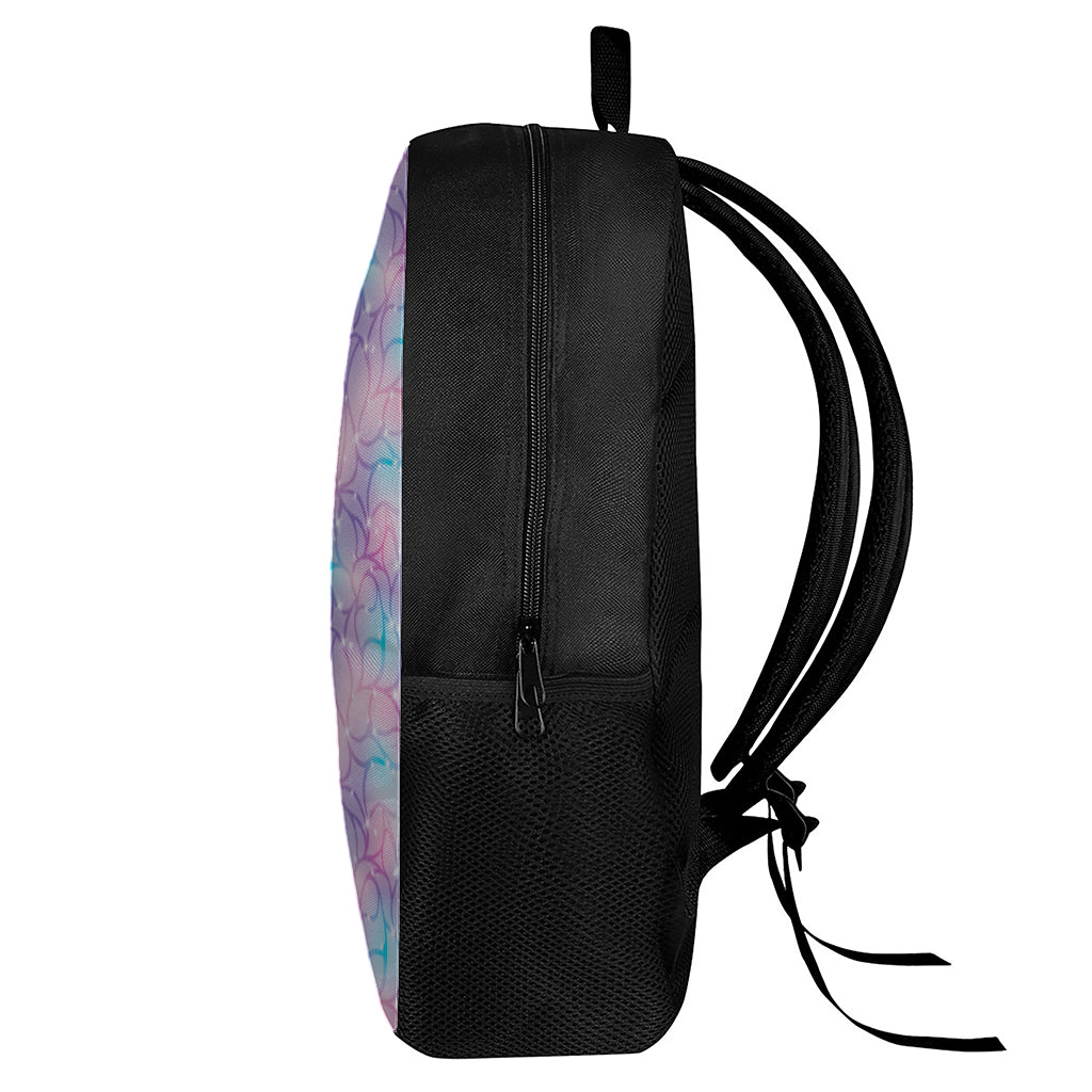 Floral Sparkle Print 17 Inch Backpack