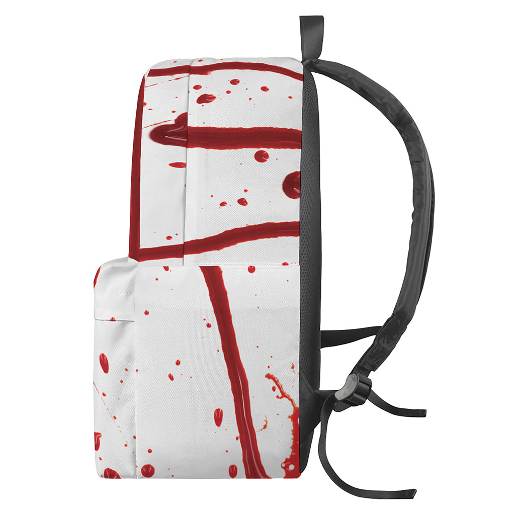 Flowing Red Blood Print Backpack