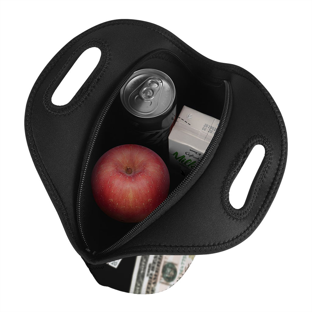 Flying USD Print Neoprene Lunch Bag