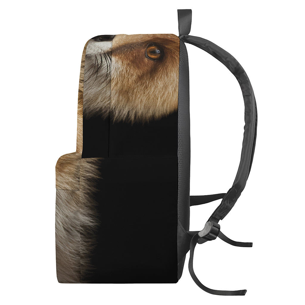 Fox Portrait Print Backpack