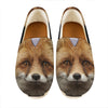 Fox Portrait Print Casual Shoes