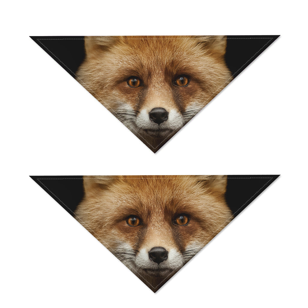 Fox Portrait Print Dog Bandana