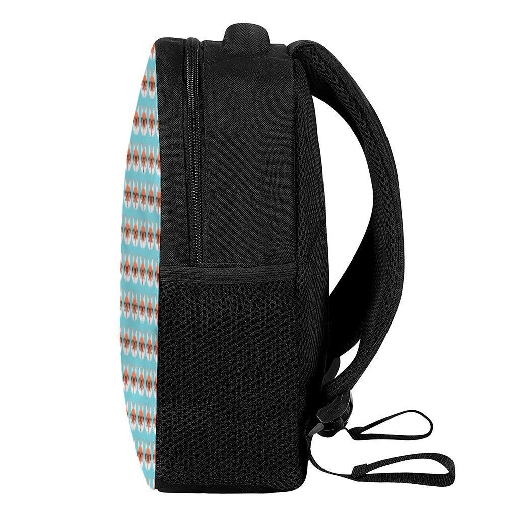 Fox With Glasses Pattern Print Casual Backpack