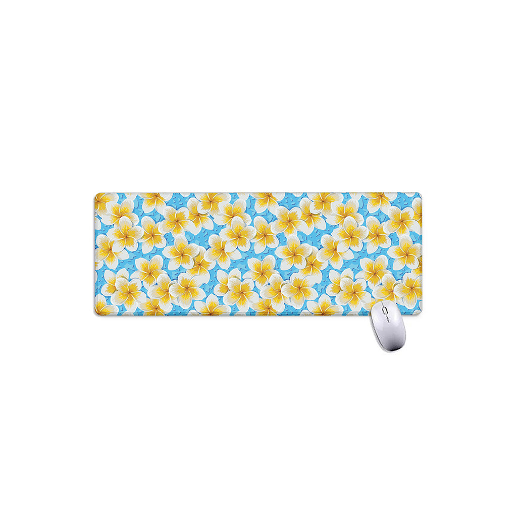Frangipani On The Water Pattern Print Extended Mouse Pad