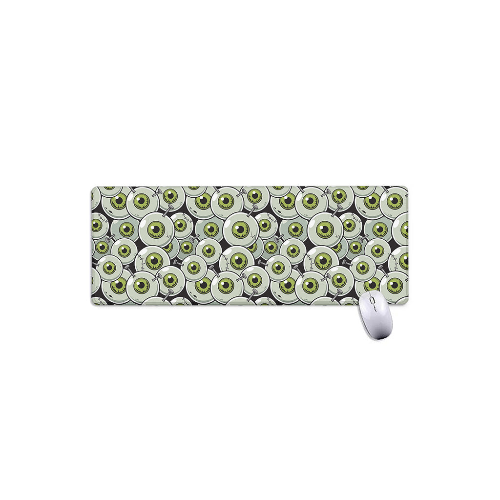 Frankenstein Eyeball Pattern Print Extended Mouse Pad