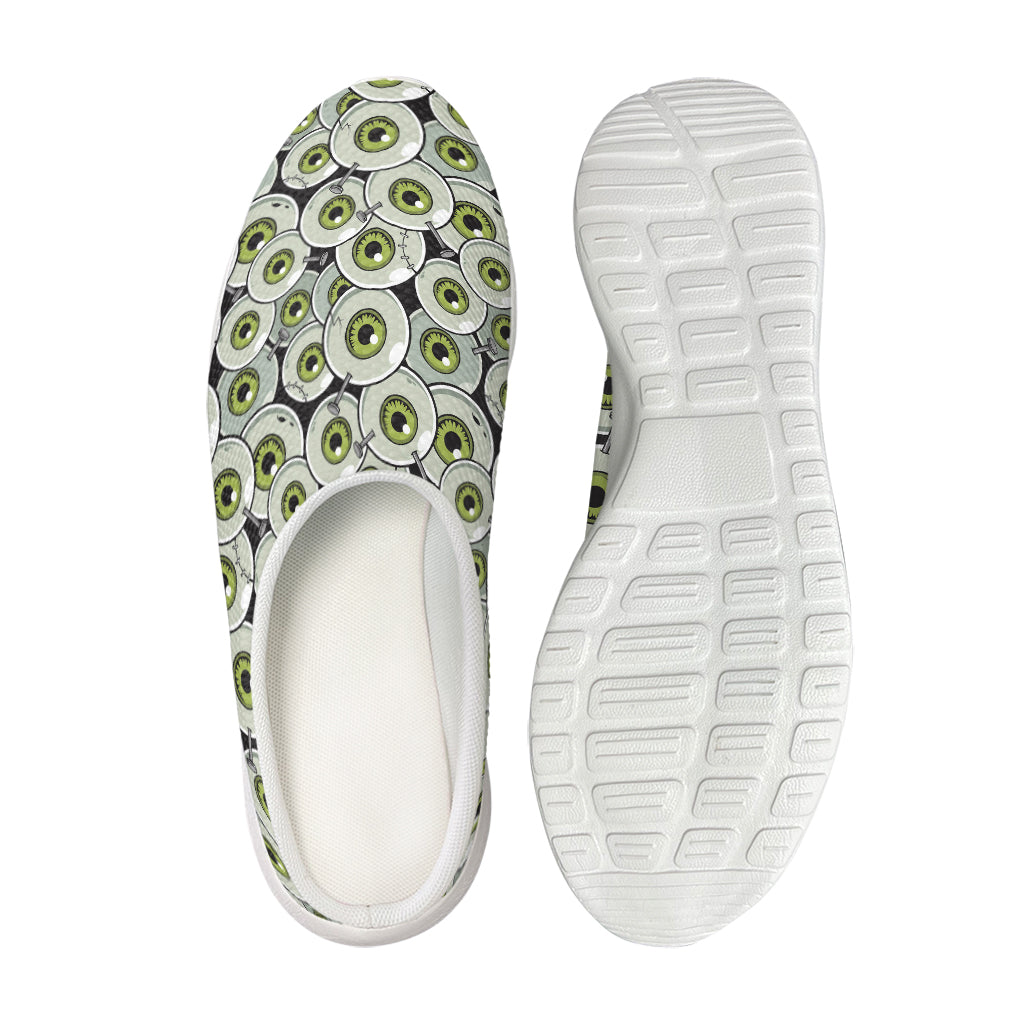 Frankenstein Eyeball Pattern Print Mesh Casual Shoes