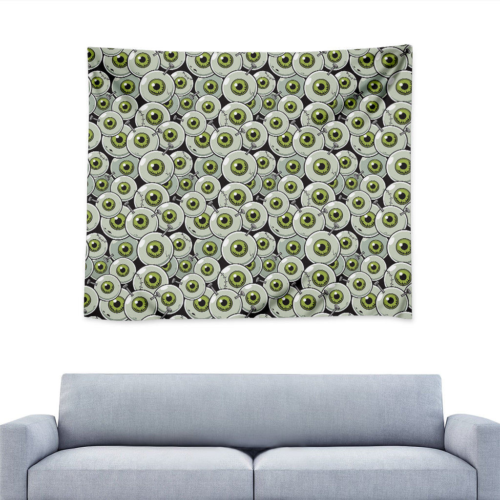 Frankenstein Eyeball Pattern Print Tapestry