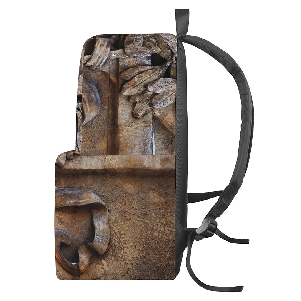 Freemasonry Emblem Print Backpack