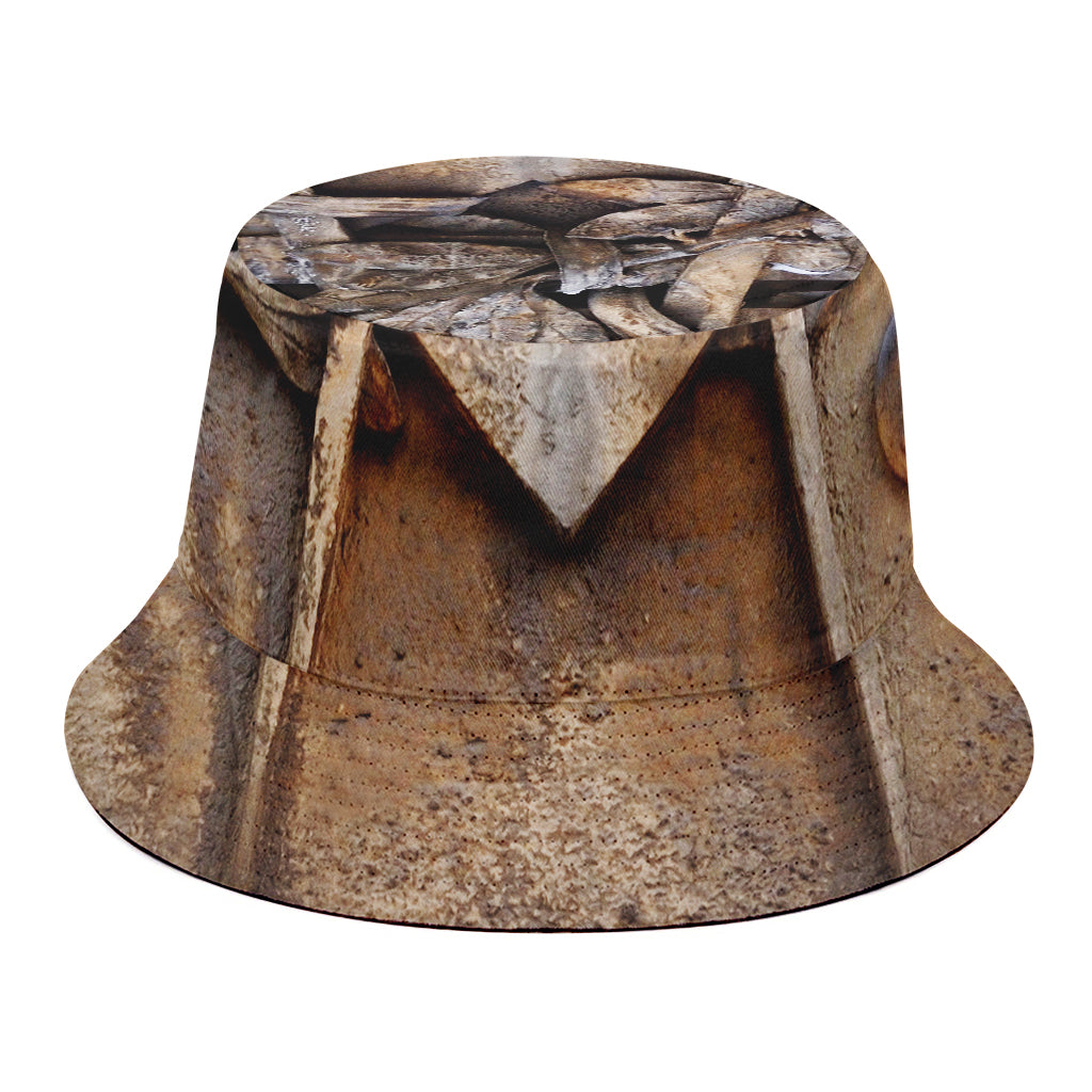 Freemasonry Emblem Print Bucket Hat