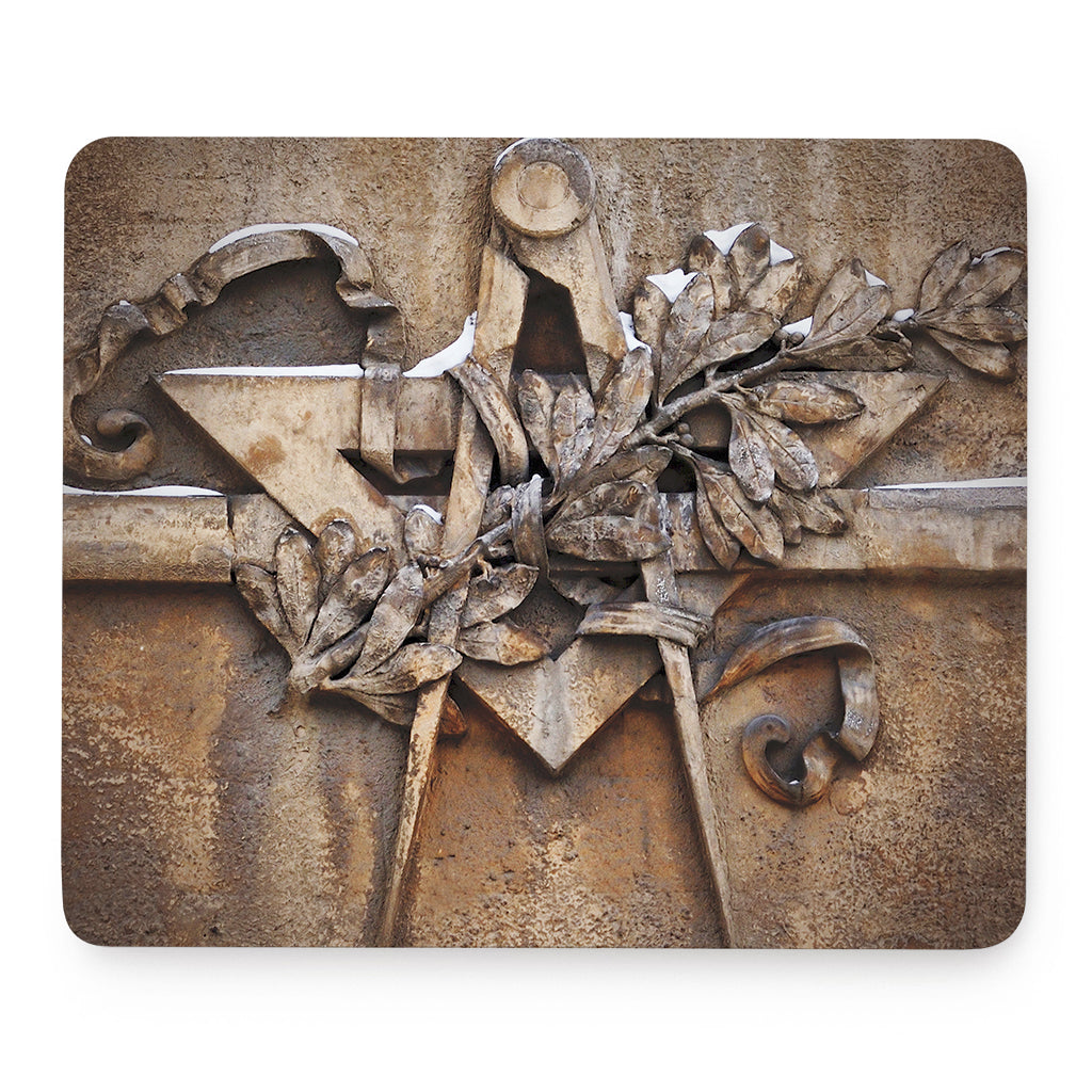 Freemasonry Emblem Print Mouse Pad