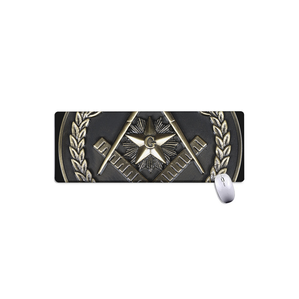 Freemasonry Medal Print Extended Mouse Pad