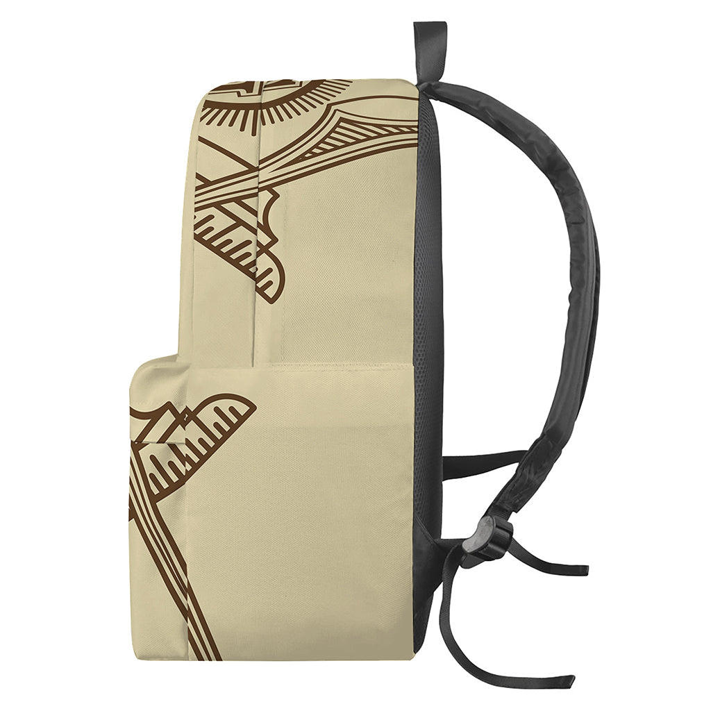 Freemasonry Symbol Print Backpack