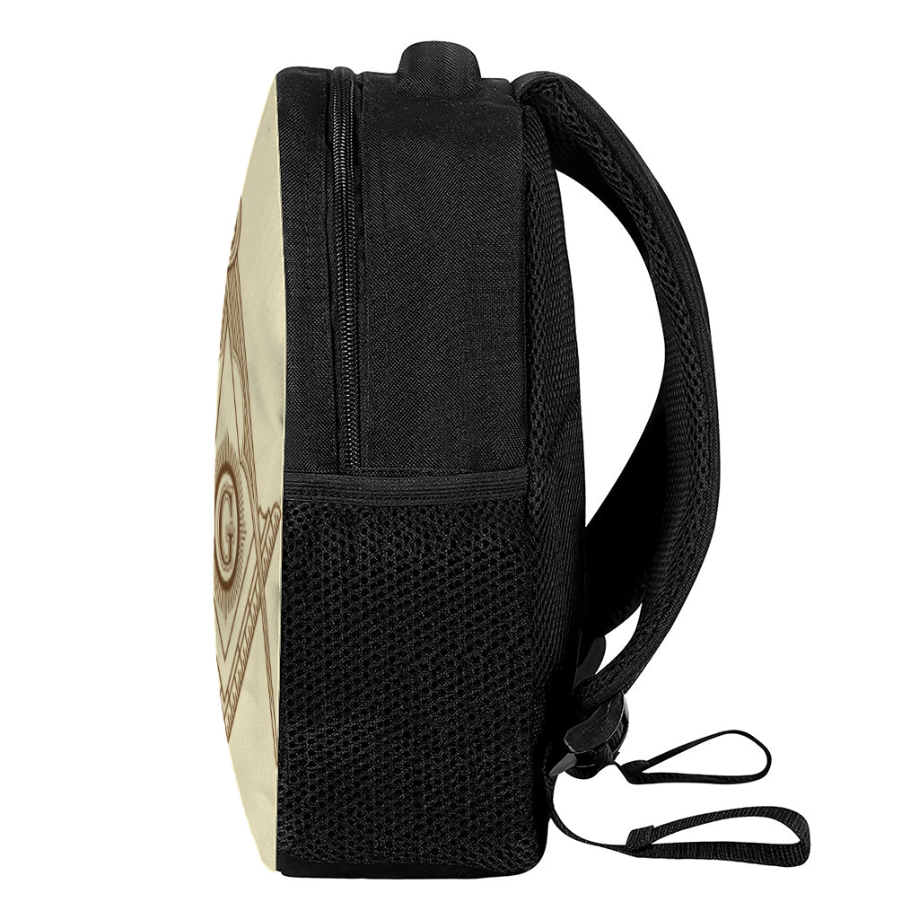 Freemasonry Symbol Print Casual Backpack