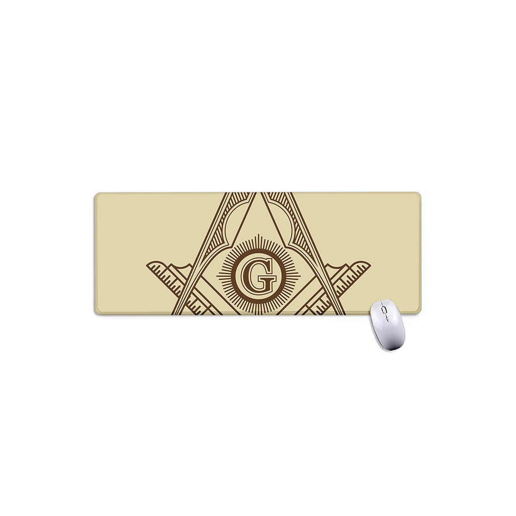 Freemasonry Symbol Print Extended Mouse Pad