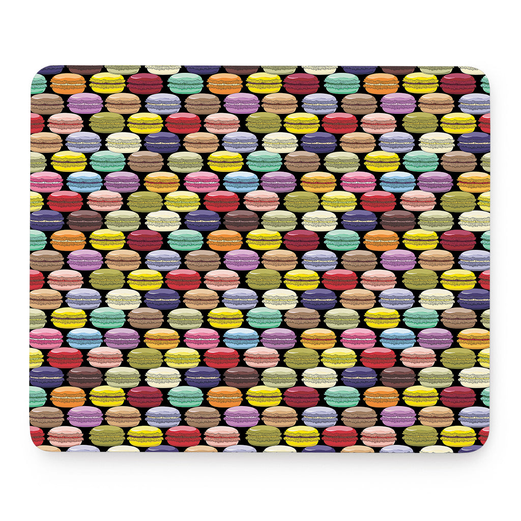 French Macarons Pattern Print Mouse Pad