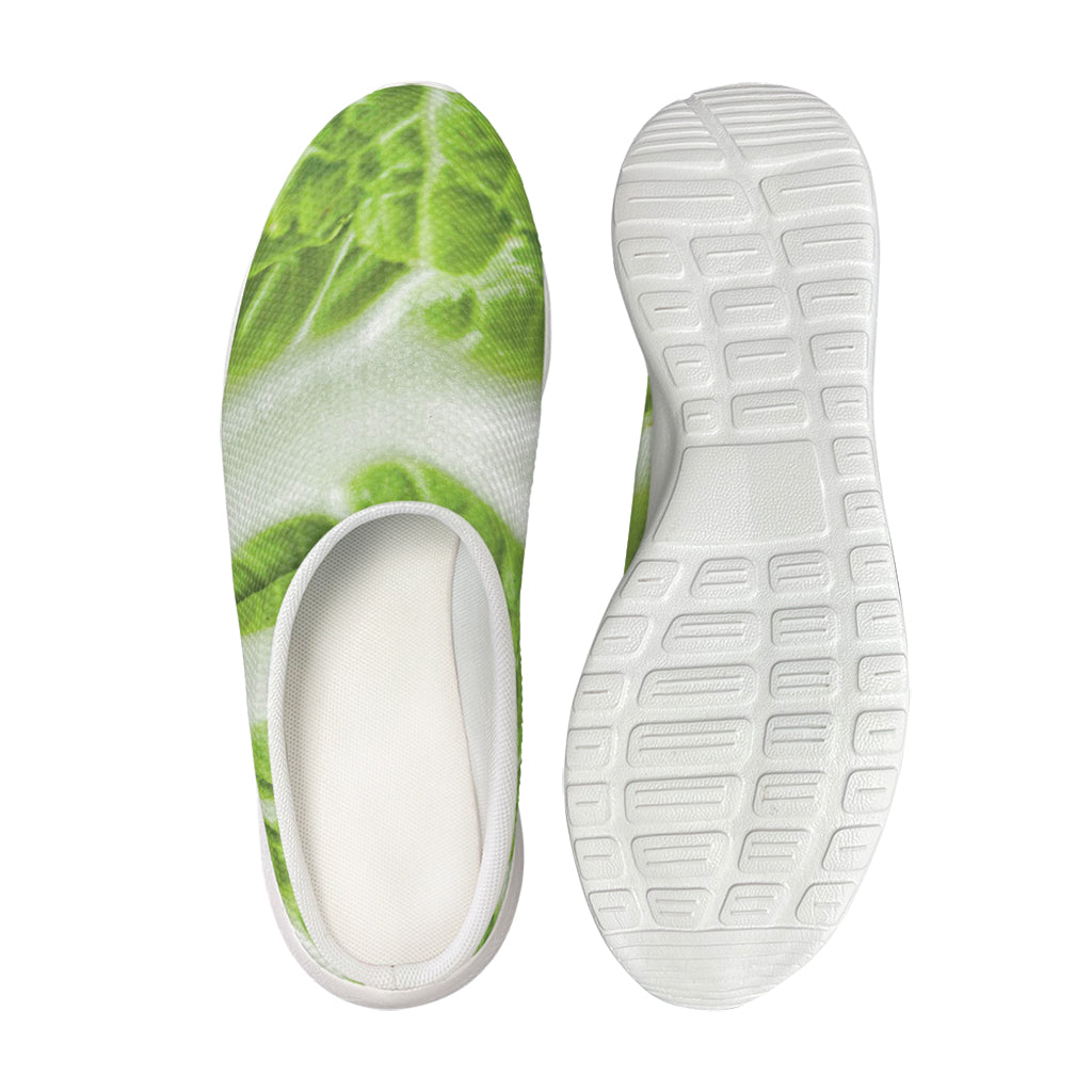 Fresh Cabbage Leaf Print Mesh Casual Shoes