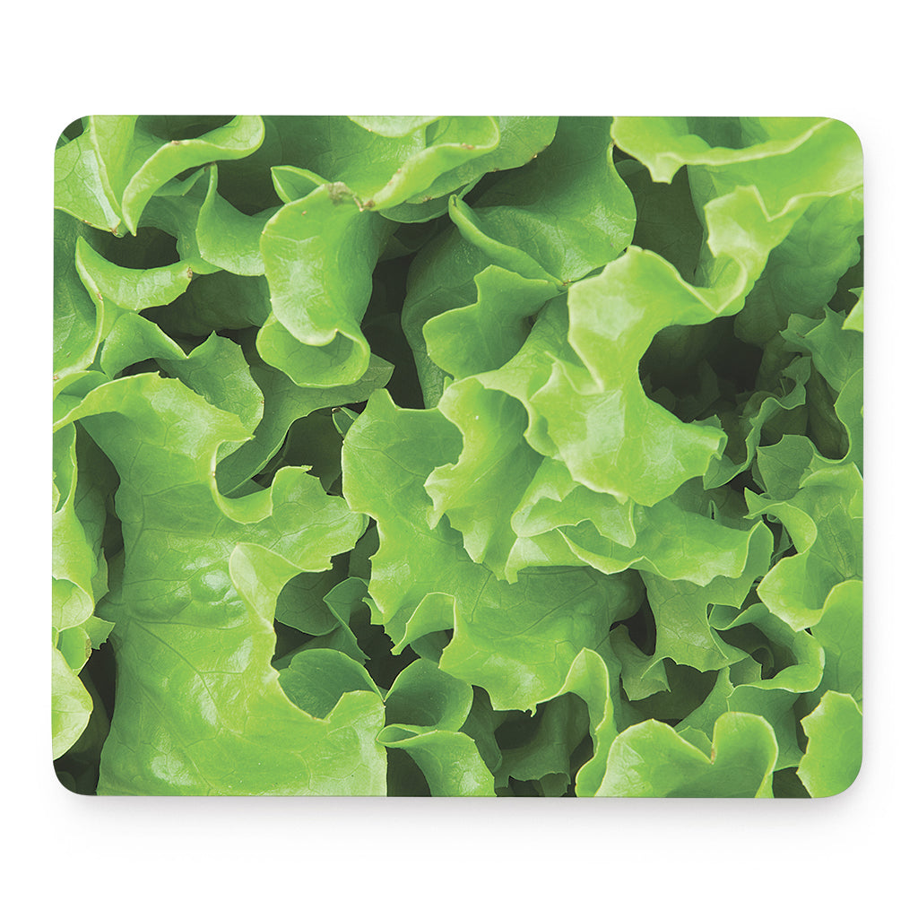 Fresh Lettuce Leaves Print Mouse Pad