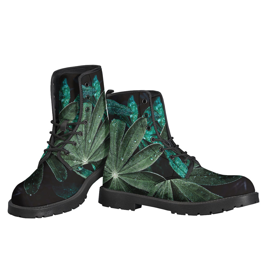 Fresh Tropical Leaf Print Backpack