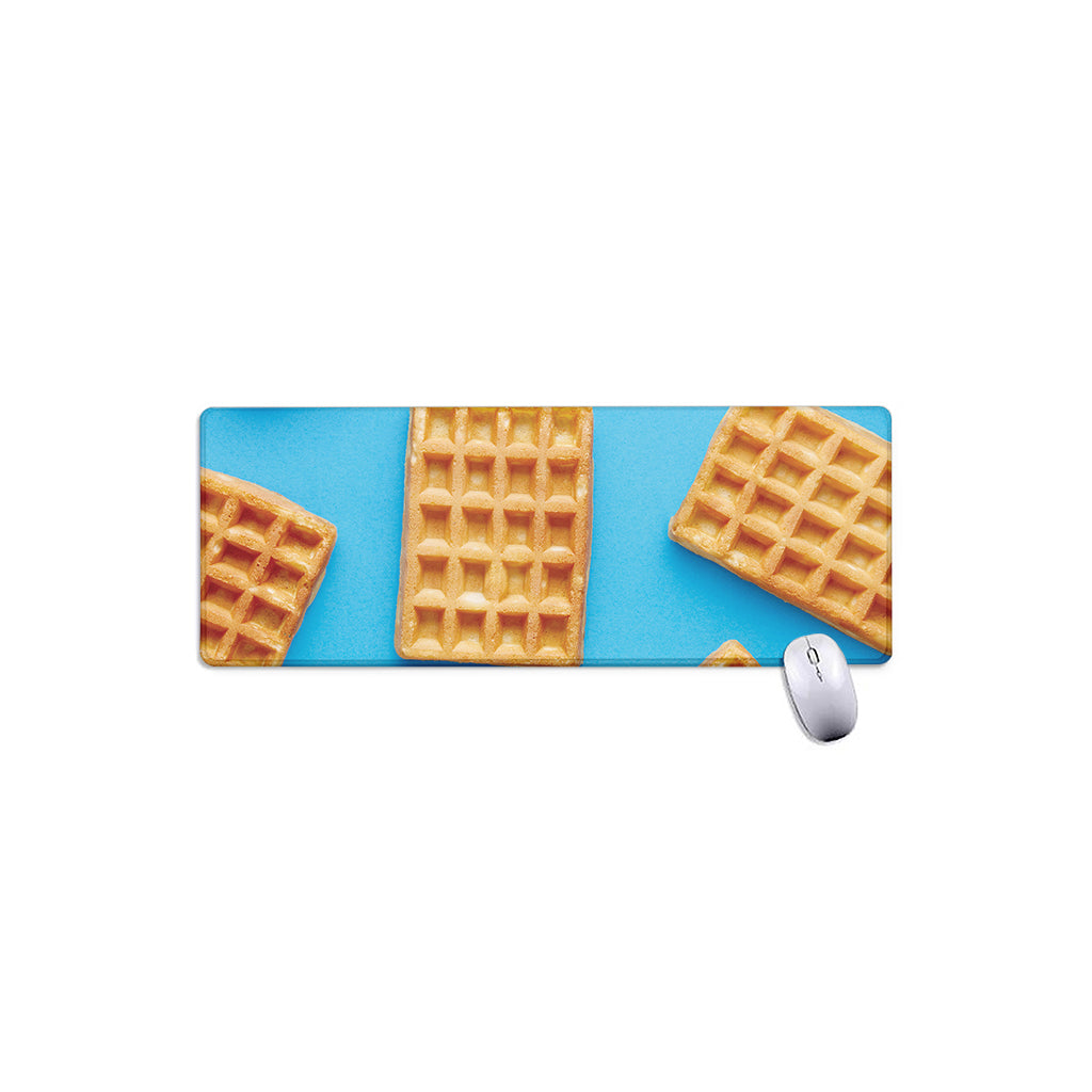Fresh Waffles Print Extended Mouse Pad