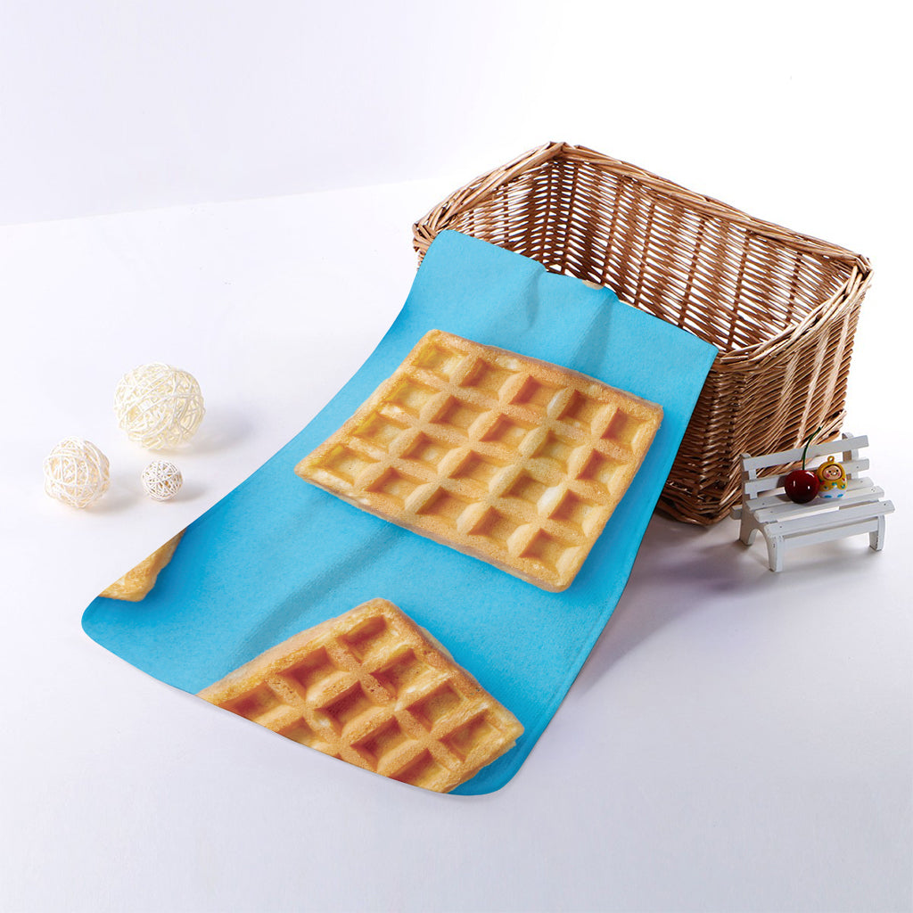 Fresh Waffles Print Towel