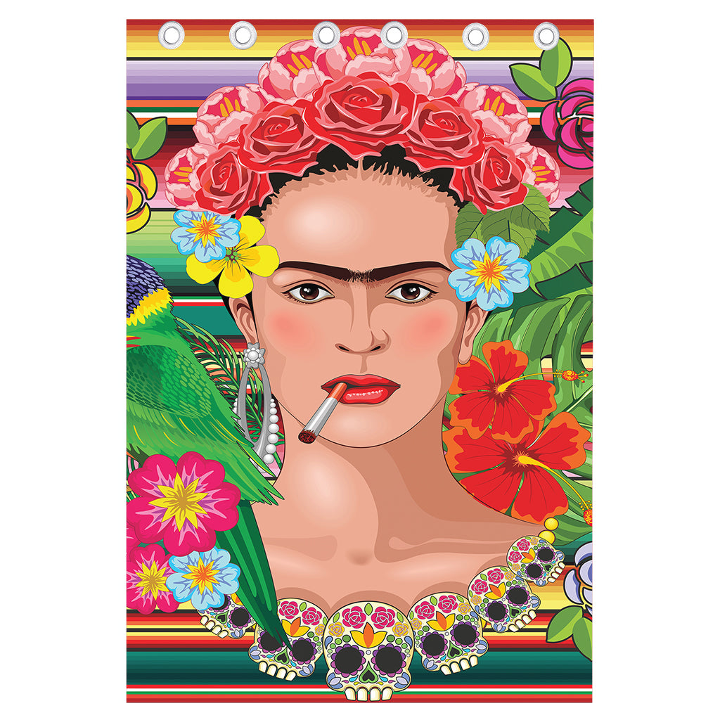 Frida Kahlo Serape Print Curtain