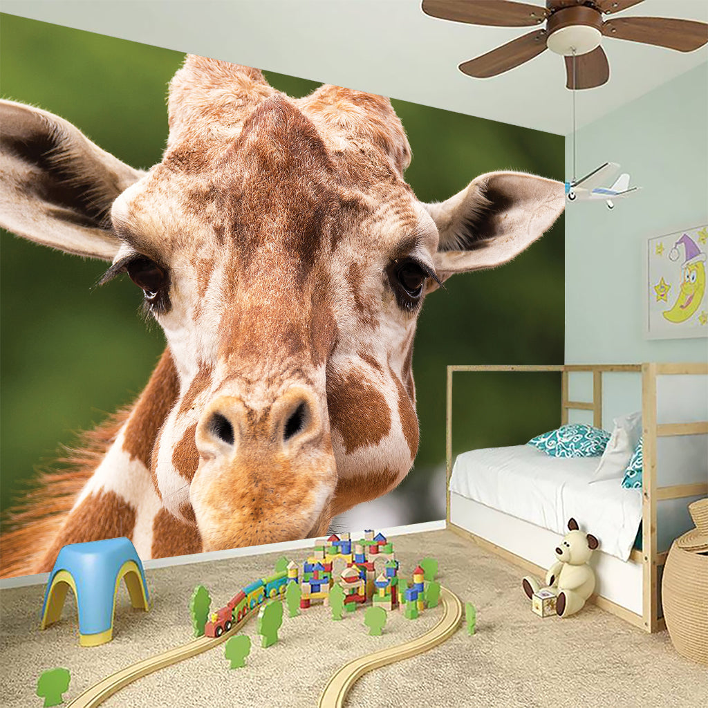 Funny Giraffe Print Wall Sticker