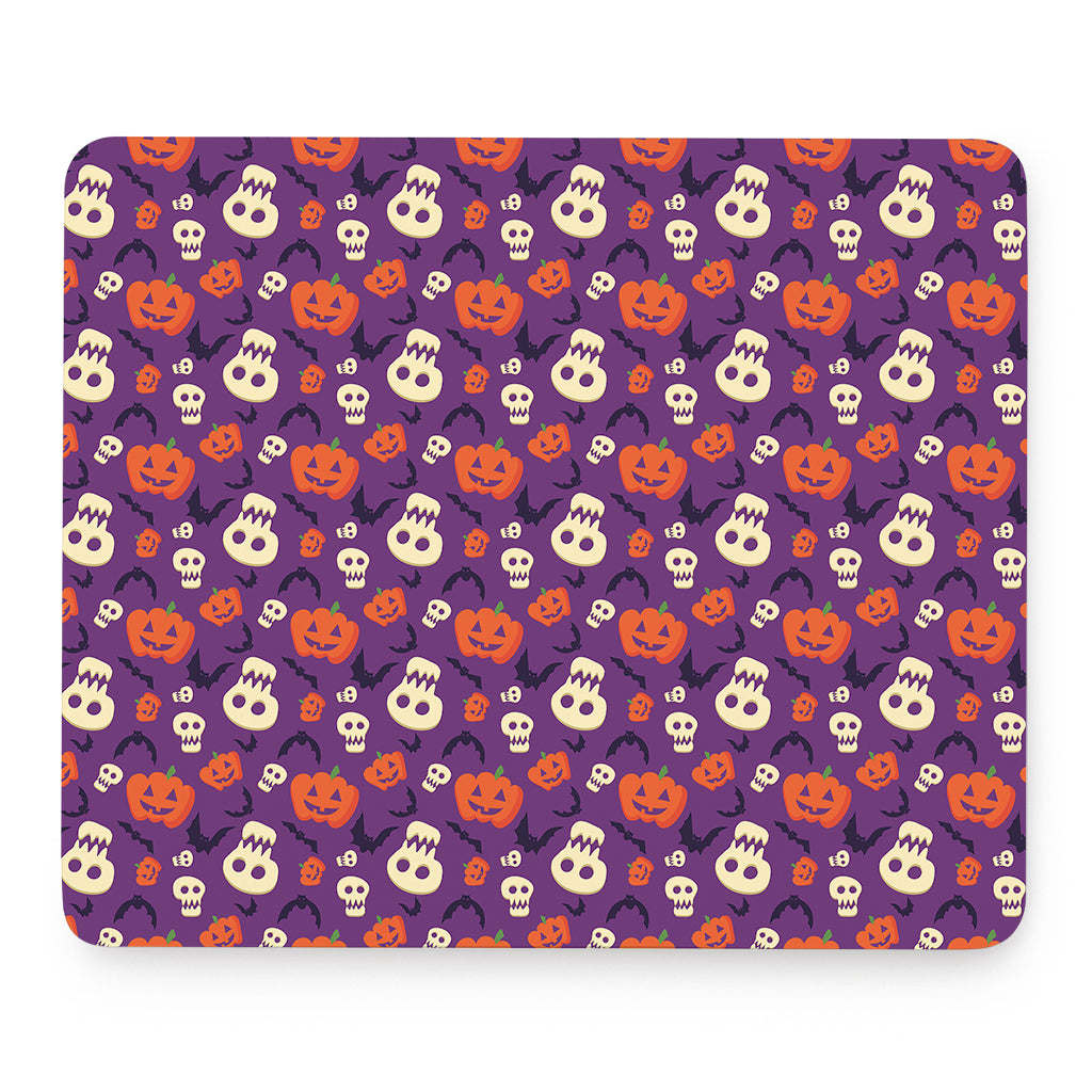 Funny Halloween Pumpkin Pattern Print Mouse Pad