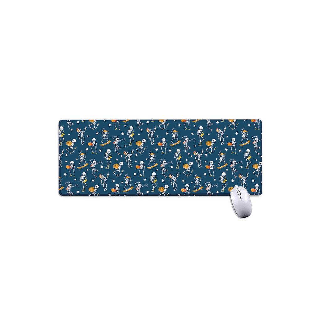Funny Skeleton Party Pattern Print Extended Mouse Pad