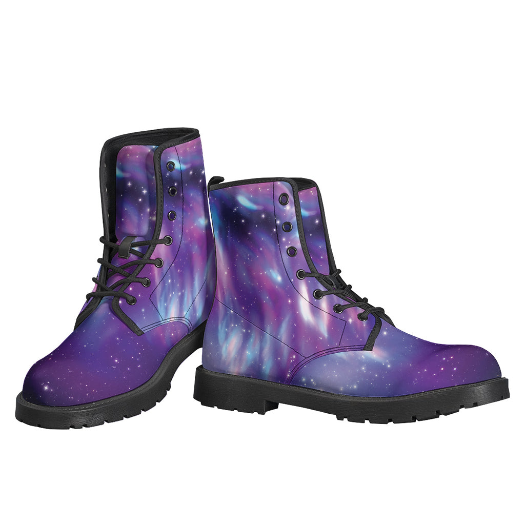 Galaxy Howling Wolf Spirit Print Backpack