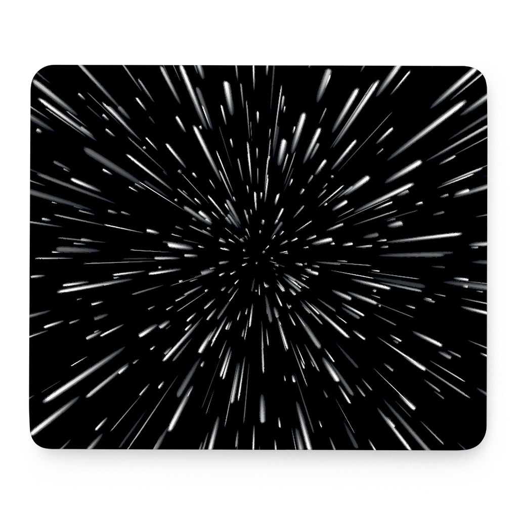Galaxy Hyperspace Print Mouse Pad